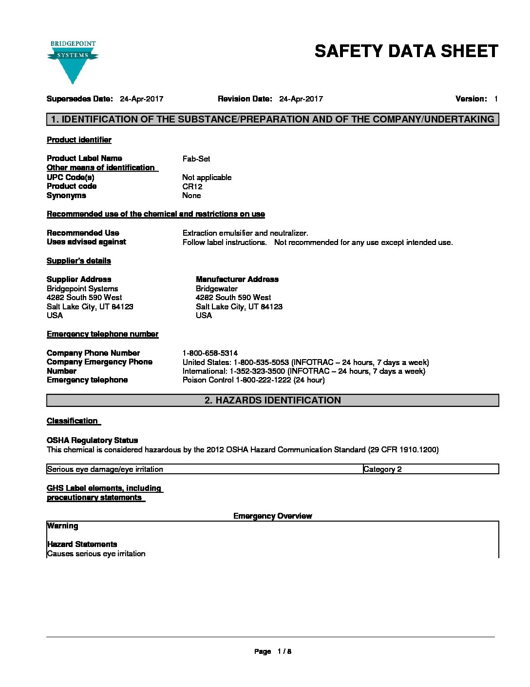 FAB SET NEUTRALIZER - Image 2